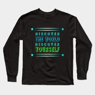 Discover & Uncover: World-Inspired Fashion Long Sleeve T-Shirt